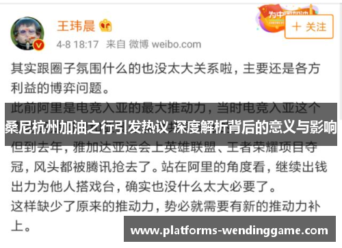 桑尼杭州加油之行引发热议 深度解析背后的意义与影响