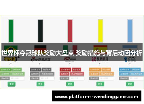 世界杯夺冠球队奖励大盘点 奖励措施与背后动因分析